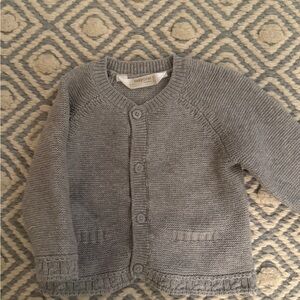 Mayoral Kids' Cozy Knit Gray Cardigan